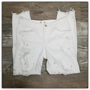 Sunset + Spring with with faux pearl accents